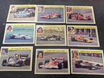 Lot 9 stickers Panini Formule 1 piloten Marlboro Martini, Verzamelen, Ophalen of Verzenden, Zo goed als nieuw, Auto of Motor