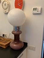 Vintage lamp jaren 60, Ophalen, Zo goed als nieuw, Glas