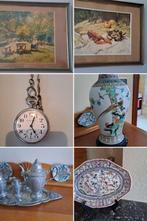 Diverse vazen, schalen, postuurtjes, schilderijen, Antiek en Kunst, Ophalen