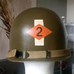 Casque US WW2 : capitaine 2nd RANGER - POINTE DU HOC, Enlèvement ou Envoi