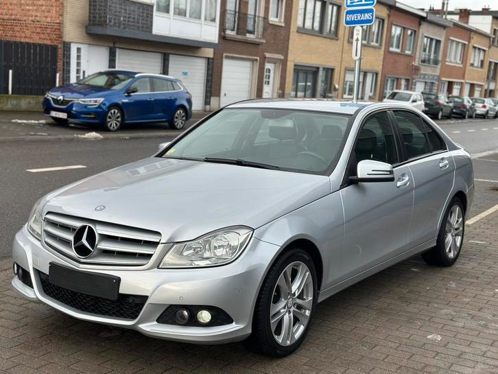 Mercedes C200CDI AvantGarde Automatique Euro5 GPS 1er propri, Autos, Mercedes-Benz, Entreprise, Classe C, ABS, Phares directionnels