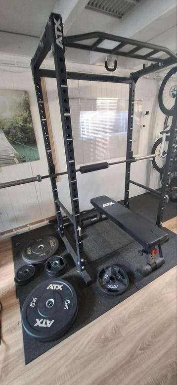 ATX RACK 510  / volledige homegym, Sport en Fitness, Ophalen, Zo goed als nieuw, Halterschijven