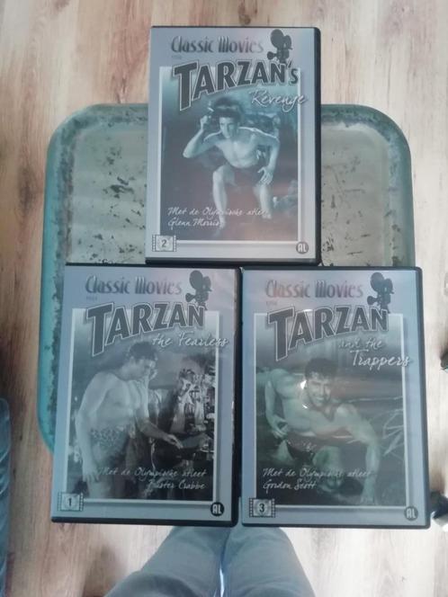 Drie klassieke Tarzan films, Cd's en Dvd's, Dvd's | Avontuur, Alle leeftijden, Ophalen of Verzenden