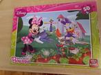 Puzzel Disney Minnie Mouse en Katrien 50 stuks, Ophalen, 10 tot 50 stukjes, Zo goed als nieuw