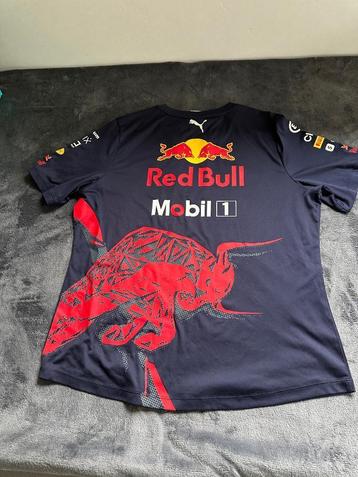 Puma zwart t-shirt L Red Bull Mobil 1 in zeer goede staat beschikbaar voor biedingen