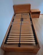 Kinderbed + nachtkastje, Ophalen, 85 tot 100 cm, Gebruikt, Lattenbodem