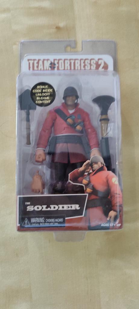 Neca Team Fortress 2 The Soldier (Red Version), Collections, Jouets miniatures, Neuf, Enlèvement ou Envoi