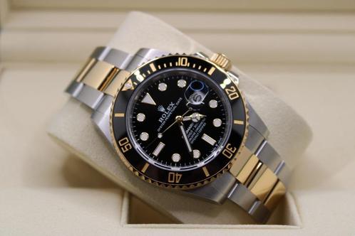 Rolex Submariner Two tone 126613LN ( 2025 ), Handtassen en Accessoires, Horloges | Heren, Nieuw, Polshorloge, Rolex, Goud, Goud