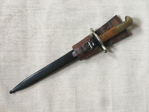 wo2 - Zwitserse M1918 Bajonet voor K11 en K31 - 1941, Verzamelen, Militaria | Tweede Wereldoorlog, Landmacht, Mes of Dolk, Ophalen of Verzenden