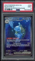 Blastoise ex [SIR] PSA 9 - 200/165 -151 2023, Verzenden, Zo goed als nieuw, Losse kaart
