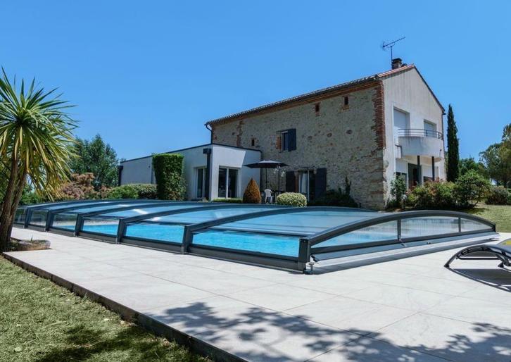 Abri de piscine plat sécurité, Jardin & Terrasse, Accessoires de piscine, Neuf, Couverture de piscine, Enlèvement