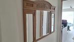 Elegante Vintage/Antieke Spiegel met Houtsnijwerk - Drievoud, Ophalen, Overige vormen, 100 tot 150 cm, Minder dan 100 cm
