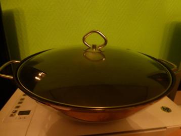 NIEUW Gräwe WOK met coating, glazen deksel en grill beschikbaar voor biedingen