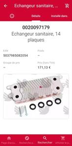 Echangeur sanitaire Bulex Thema Condens F25/30-A1, F25/30-B1, Enlèvement ou Envoi, Neuf