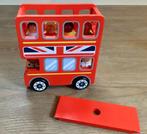 Houten speelgoed Londense bus met 6 houten poppetjes, Kinderen en Baby's, Gebruikt, Ophalen of Verzenden, Rij- of Hobbelspeelgoed