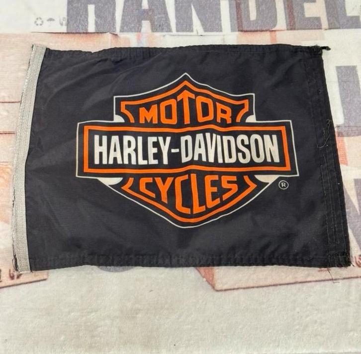 Vlag Motor Harley Davidson Cycles vintage dubbelzijdig flag, Diversen, Vlaggen en Wimpels, Zo goed als nieuw, Ophalen of Verzenden