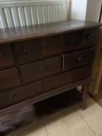 Kastje met vele lades hout, Ophalen, 100 tot 150 cm, 5 laden of meer, 100 tot 150 cm