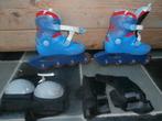Inlineskates maat 29/30 met bescherming, Ophalen of Verzenden, Gebruikt