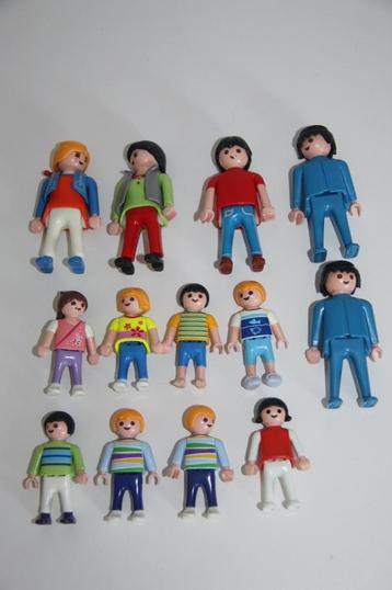Playmobil mannetjes poppetjes kindjes  3 grote mannetjes = 2, Enlèvement ou Envoi, Utilisé, Playmobil en vrac