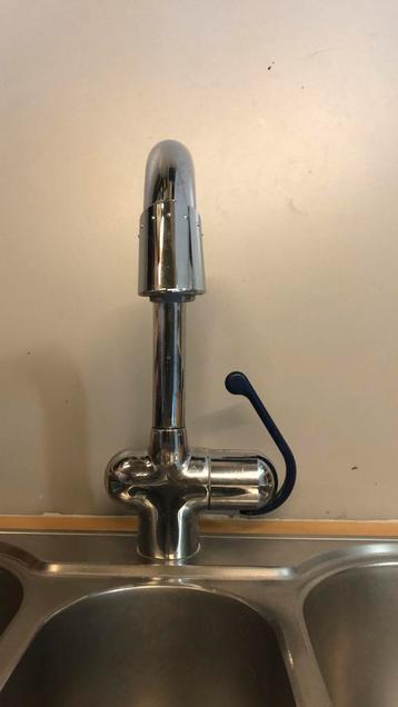 Grohe Keukenkraan, eengreepsmengkraan + uittrekbare uitloop., Enlèvement