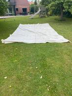 Schaduwdoek met palen en ankers, Tuin en Terras, Ophalen, Zo goed als nieuw