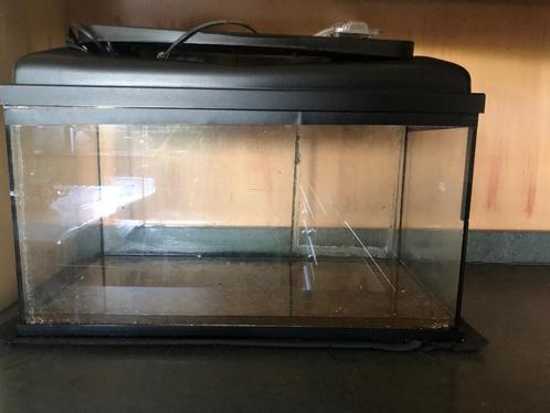 Aquarium 60 liter - gratis !, Dieren en Toebehoren, Vissen | Aquaria en Toebehoren, Gebruikt, Gevuld zoetwateraquarium, Ophalen