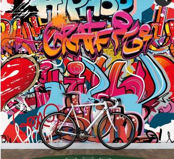 Graffiti behang nieuw beschikbaar voor biedingen