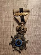 Médaille Chevalier dans l'ordre de Léopold II (A), Armée de terre, Enlèvement ou Envoi, Ruban, Médaille ou Ailes