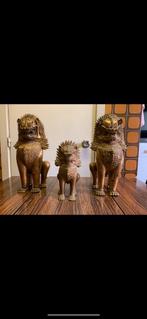 Thaise bronzen tempel honden, Antiek en Kunst, Antiek | Brons en Koper, Brons, Ophalen