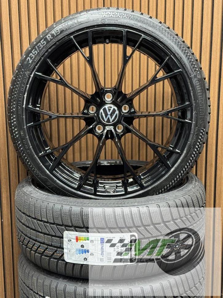19" Vw Golf R GTI WARMENAU estoril BLACK WINTER 235 35 OEM, Auto-onderdelen, Banden en Velgen, Banden en Velgen, Winterbanden