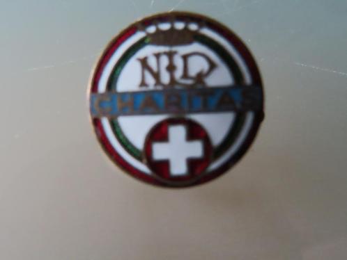 Notre Dame Lourdes Charitas – broche NLD (Lorioli Fratelli M, Collections, Broches, Pins & Badges, Comme neuf, Insigne ou Pin's