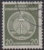 1957 - RDA - Armoiries de l'État, Arc de cercle à droite [Mi, RDA, Affranchi, Envoi