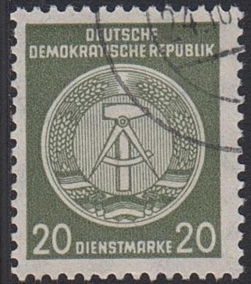 1957 - DDR - Staatswapen, Cirkelboog rechts [Michel A37y], Postzegels en Munten, Postzegels | Europa | Duitsland, Gestempeld, DDR