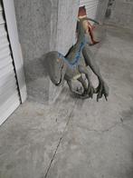 Lot 2 dinosaures Jurassic World- Carnotaurus + Velociraptor, Ophalen, Zo goed als nieuw