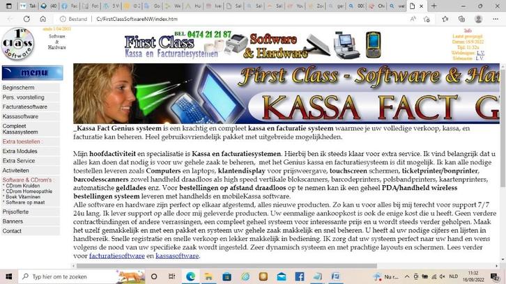 All in websiteontwerper opdracht, Computers en Software, Ontwerp- en Bewerkingssoftware, Nieuw, Windows, Verzenden