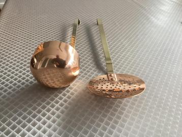 Koperen set beschikbaar voor biedingen