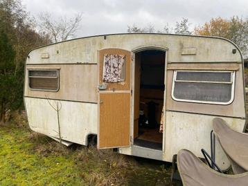 RETRO caravan beneden 750 kilo!