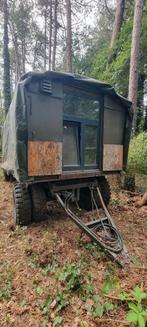 Woonwagen/pipowagen/roulotte/tiny house te koop, Doe-het-zelf en Bouw, Bouwketen en Schaftketen, Ophalen, Gebruikt