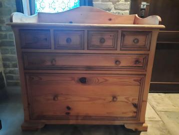 Commode avec tiroirs, Enlèvement, Comme neuf, Pin, Antiek