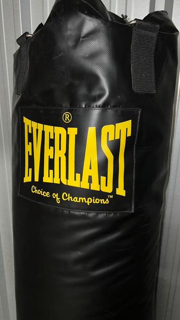 Everlast bokszak van imitatieleer (met plafondbevestiging) beschikbaar voor biedingen