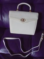 Elegante witte vintage handtas, Ophalen of Verzenden, Zo goed als nieuw, Wit, Handtas