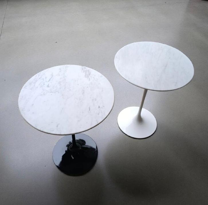 2x Knoll International Eero Saarinen bijzet tafel side table, Huis en Inrichting, Tafels | Sidetables, Gebruikt, 25 tot 50 cm