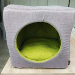 Panier niche cube avec coussin pour chat ou chien, Ophalen, Zo goed als nieuw