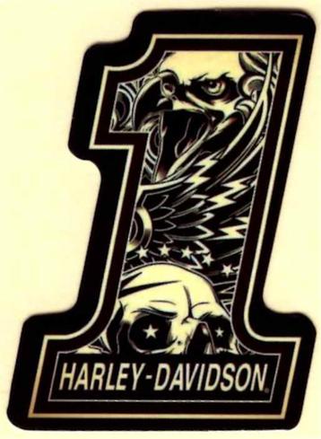 Harley Davidson Nr.1 sticker #9 beschikbaar voor biedingen