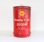 Groot Shell Blik / Vintage mancave, Ophalen, Gebruikt