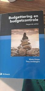 Budgettering en budgetcontrole, Boeken, Ophalen of Verzenden, Zo goed als nieuw, Hogeschool, Mieke Kimpe