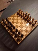 Mooi vintage houten schaakspel, Hobby en Vrije tijd, Gezelschapsspellen | Bordspellen, Een of twee spelers, Ophalen of Verzenden