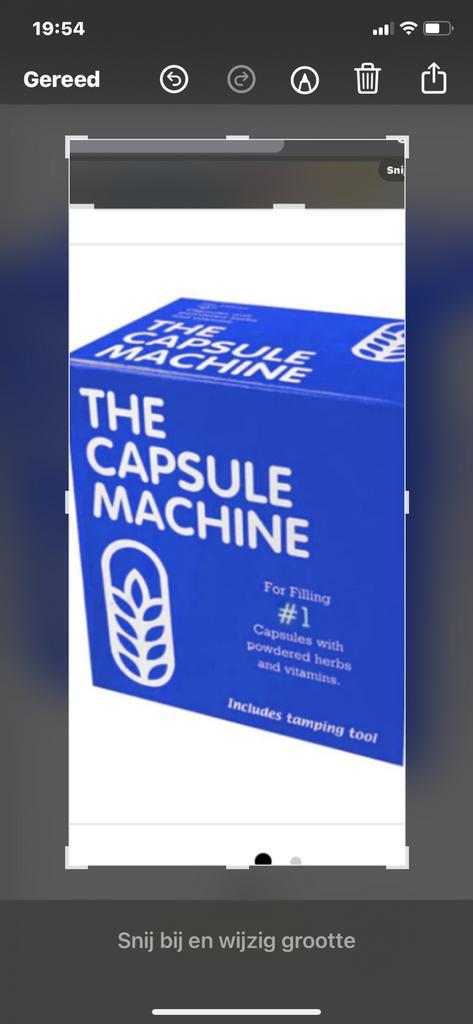 Capsules vuller voor capsules maat 1 te vullen met vb vitami, Diversen, Levensmiddelen, Ophalen