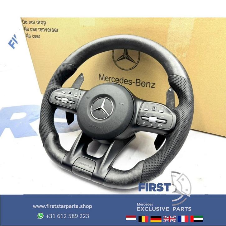 2023 AMG STUUR Mercedes CARBON C63 CLE63 E63 GLC63 GLE63 S63, Auto-onderdelen, Besturing, Mercedes-Benz, Gebruikt, Ophalen of Verzenden