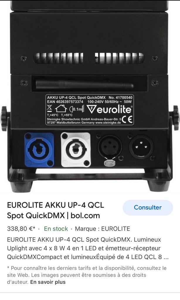 EUROLITE Émetteur/Récepteur QuickDMX
